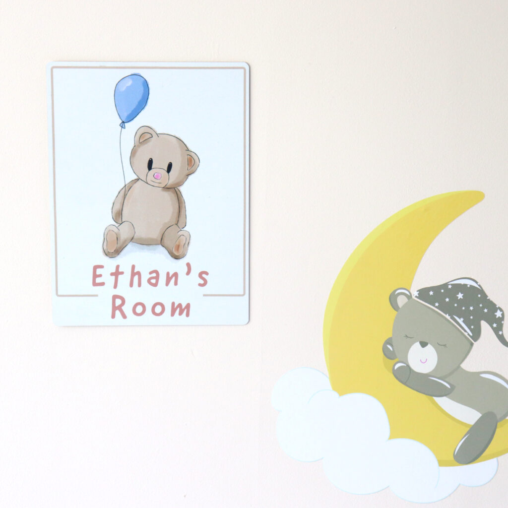 Wall signs with character